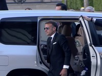 Para pemimpin negara anggota NATO tiba di Ankara, Turki, pada Selasa (7/7), untuk menghadiri jamuan makan malam pembuka Konferensi Tingkat Tinggi (KTT) NATO yang diselenggarakan Presiden Turki Recep Tayyip Erdoan di kompleks kepresidenan. (Tangkapan