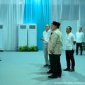 Presiden Prabowo Subianto melakukan peninjauan sebelum peluncuran Biodiesel B50, Karawang, Kamis (9/7/2026). (Tangkapan Layar Youtube/Sekretariat Presiden)