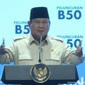Presiden Prabowo Subianto saat menyampaikan sambutan jelang peresmian Biodisel B50 di Karawang, Kamis (9/7/2026). (Tangkapan Layar Youtube/Sekretariat Presiden)