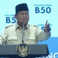 Presiden Prabowo Subianto saat menyampaikan sambutan jelang peresmian Biodisel B50 di Karawang, Kamis (9/7/2026). (Tangkapan Layar Youtube/Sekretariat Presiden)