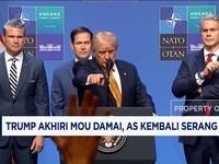 Trump Akhiri MoU Damai, AS Kembali Serang Iran