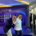 Andi Syamsuddin Arsad atau Haji Isam hadir dalam pencatatan perdana emiten Raffi Ahmad, Rans Entertainmen Indonesia (RANS) di Bursa Efek Indonesia, Jakarta, Jumat (10/7/2026). (CNBC Indonesia/Mentari Puspadini)