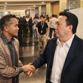 Garibaldi (Boy) Thohir dan Ketua Umum Kamar Dagang Industri (KADIN), Anindya Bakrie. (Dok. Detikcom/Andi Hidayat)