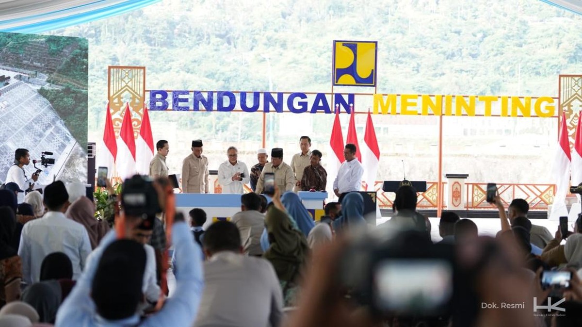 Prabowo Resmikan Dua Bendungan Garapan Hutama Karya, Simak Lengkapnya!