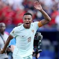 Kylian Mbappe merayakan kemenangan usai pertandingan yang memastikan Prancis lolos ke babak semifinal Piala Dunia FIFA 2026 setelah mengalahkan Maroko pada perempat final di Boston Stadium, Foxborough, Massachusetts, Amerika Serikat, Kamis (9/7/2026)