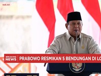 Momen Prabowo Resmikan 5 Bendungan Rp 9,79 Triliun di Lombok NTB