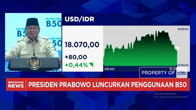 Video: Prabowo Resmikan Peluncuran Biodiesel B50