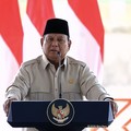Foto: Presiden Prabowo Subianto menyampaikan sambutan menjelang peresmian lima bendungan di Indonesia, Lombok Barat, Nusa Tenggara Barat, Jumat (10/7/2026). (Tangkapan Layar YouTube Sekretariat Presiden)