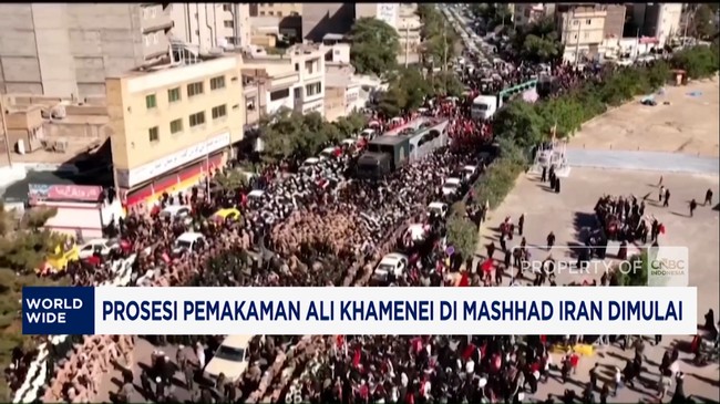 Video: Prosesi Pemakaman Ali Khamenei di Mashhad Iran Dimulai