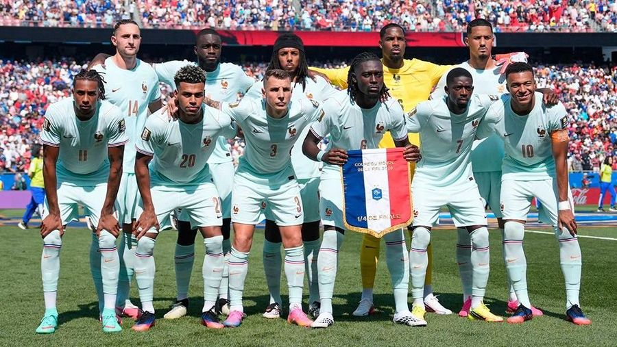 Foto: Skuat Prancis. (Dokumentasi Twitter @equipedefrance)