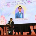 Menteri Keuangan RI, Purbaya Yudhi saat memberikan kuliah umum pada Acara Puncak Dies Natalis ke-11 Politeknik Keuangan Negara (PKN) STAN di Kampus PKN STAN, Bintaro, Tangerang Selatan, Jumat (10/7). (Tangkapan Layar kemenkeu)
