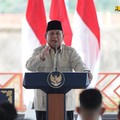Presiden Prabowo Subianto meresmikan lima bendungan yang berlangsung di Bendungan Meninting, Kabupaten Lombok Barat, Nusa Tenggara Barat, Jumat (10/7/2026). (Dok. Kementerian PU)