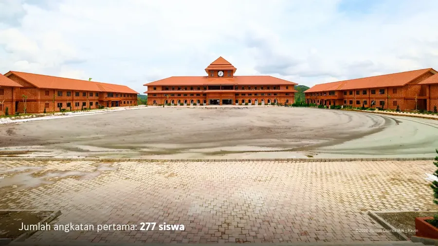Angkatan pertama SMA Taruna Nusantara Kampus Ibu Kota Nusantara (IKN) mulai tiba di Nusantara pada Kamis (9/7/2026). (Dok. Humas Otorita IKN)