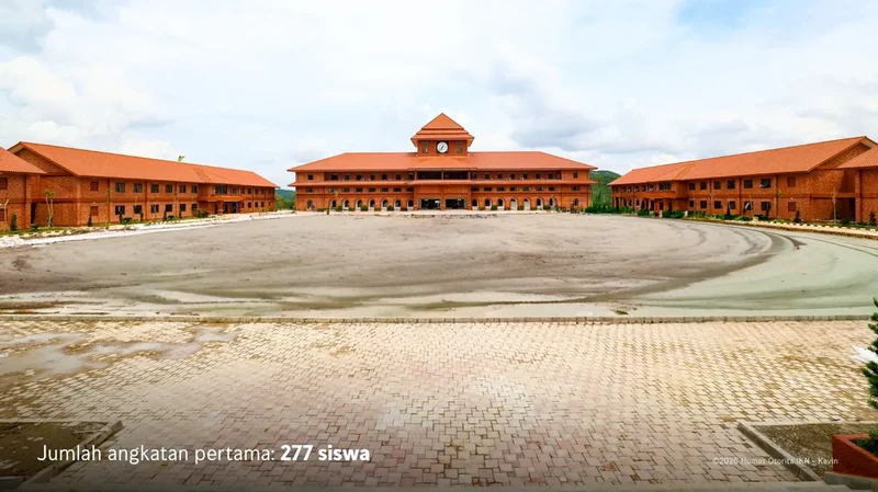 Angkatan pertama SMA Taruna Nusantara Kampus Ibu Kota Nusantara (IKN) mulai tiba di Nusantara pada Kamis (9/7/2026). (Dok. Humas Otorita IKN)