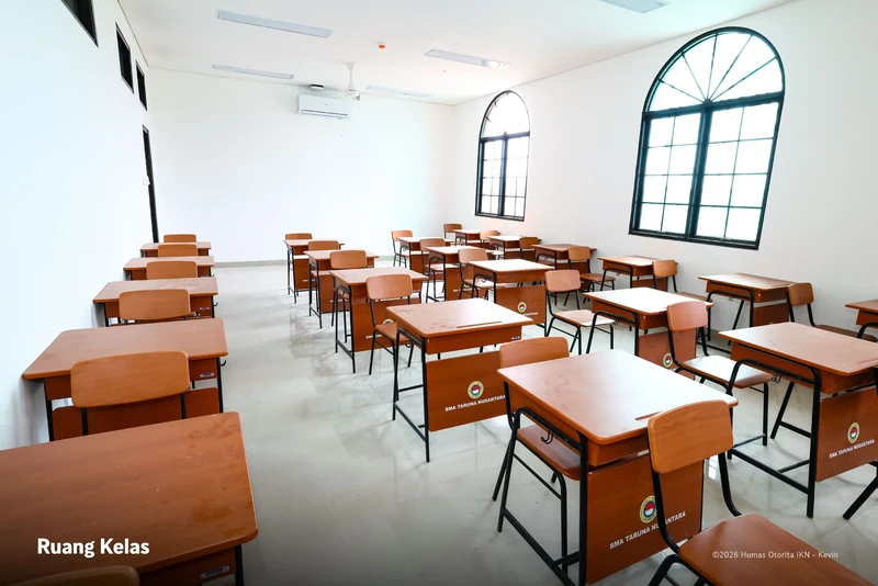 Angkatan pertama SMA Taruna Nusantara Kampus Ibu Kota Nusantara (IKN) mulai tiba di Nusantara pada Kamis (9/7/2026). (Dok. Humas Otorita IKN)