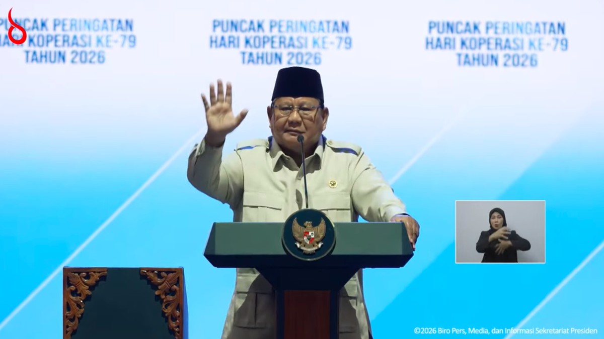 Di Peringatan Hari Koperasi, Prabowo: Saya Akan Berjuang untuk Rakyat