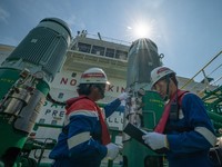 Armada Pertamina Gas 1 bawa 45,9 ribu ton LPG dari Freeport, Texas, AS. (Dok. Pertamina)