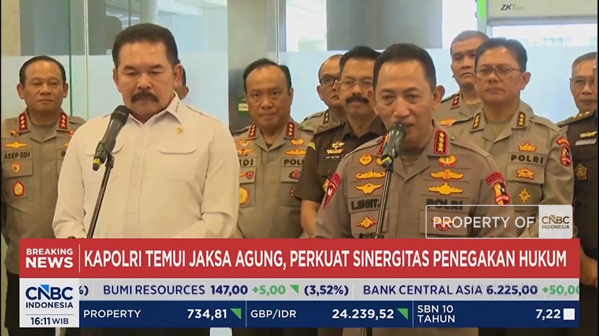 Video: Perkuat Sinergi, Kapolri Temui Jaksa Agung ST Burhanuddin