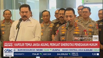 Perkuat Sinergi, Kapolri Listyo Sigit Temui Jaksa Agung ST Burhanuddin