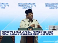 Prabowo Dapat Laporan Petani RI Banyak yang Liburan ke Luar Negeri