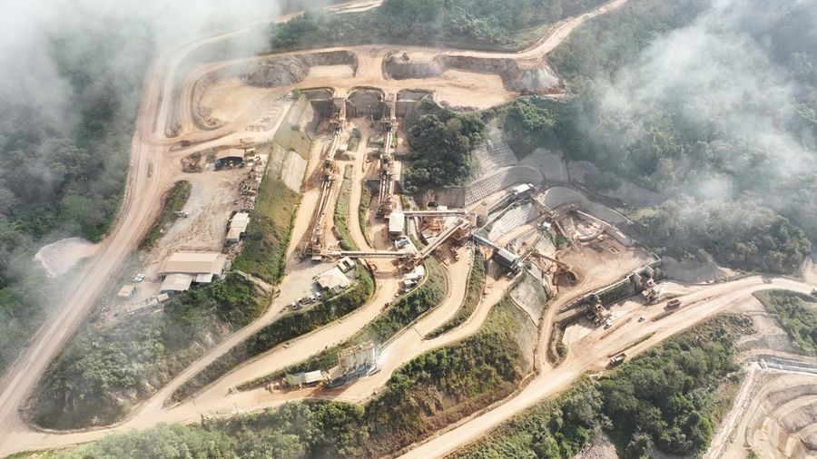 Proyek Porfiri tembaga-emas Gua Macan, area tambang Tujuh Bukit di Banyuwangi, Jawa Timur, yang dikelola PT Merdeka Copper Gold Tbk (MDKA). (Dok. MDKA)