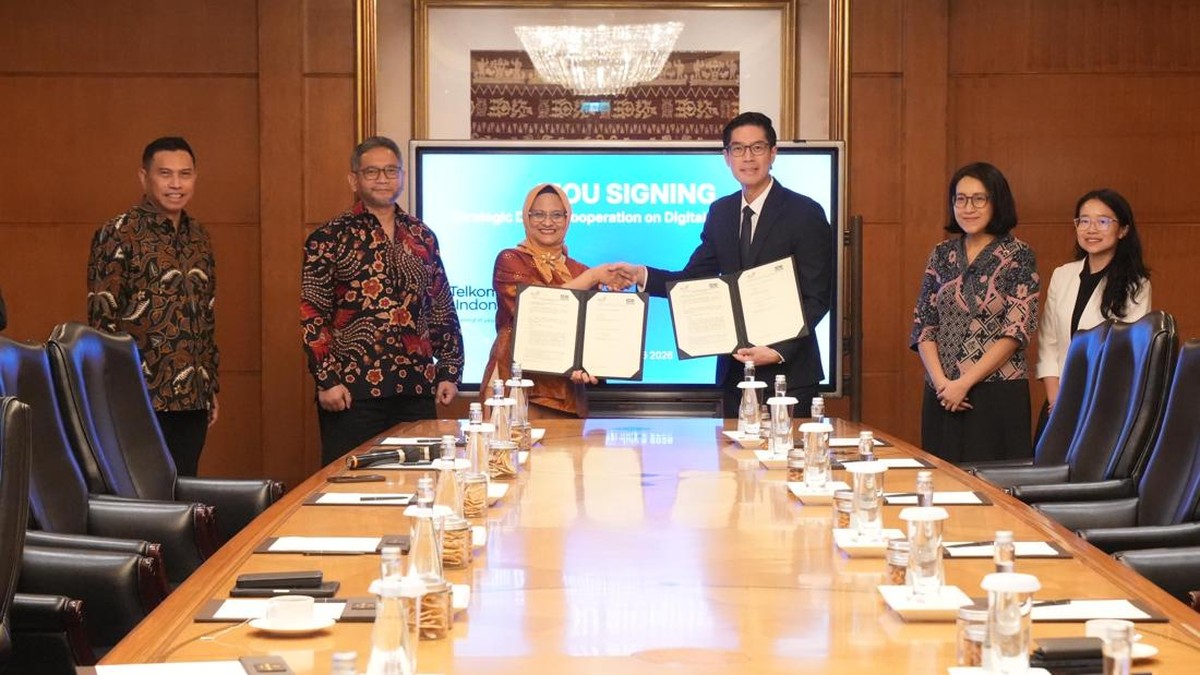 Genjot Infrastruktur Digital, Telkom Teken MOU dengan EDB Singapura