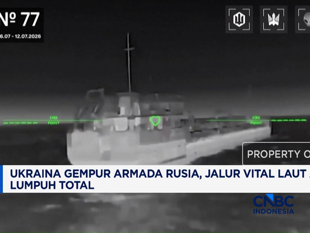 Ukraina Gempur Armada Rusia, Jalur Vital Laut Azov Lumpuh Total
