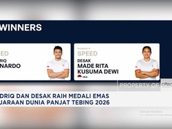Veddriq dan Desak Raih Medali Emas Kejuaraan Dunia Panjat Tebing 2026