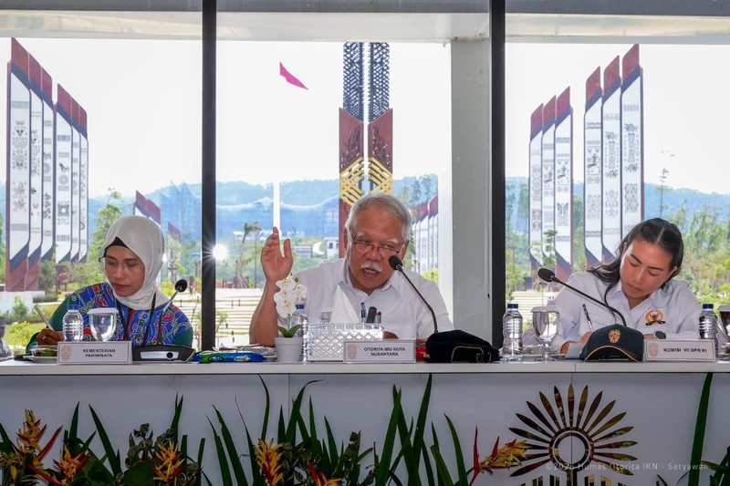 Wakil Ketua Komisi VII DPR RI Rahayu Saraswati Djojohadikusumo melakukan Kunjungan kerja Komisi VII DPR RI ke IKN pada Jumat (10/07/2026). (Dok. OIKN)