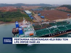 Kapal PG 1 Muatan 45,9 Ribu Metrik Ton LPG Asal AS Tiba di Indonesia