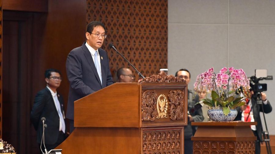Menteri Keuangan (Menkeu) Purbaya Yudhi Sadewa menyampaikan Pokok-Pokok Tanggapan Pemerintah terhadap Pandangan Fraksi-Fraksi DPR RI mengenai Rancangan Undang-Undang tentang Pertanggungjawaban atas Pelaksanaan Anggaran Pendapatan dan Belanja Negara (