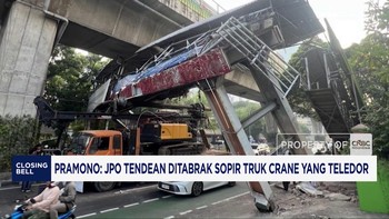 Pramono Anung: JPO Tendean Ditabrak Sopir Truk Crane Yang Teledor