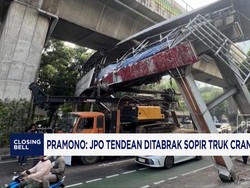 Pramono Anung: JPO Tendean Ditabrak Sopir Truk Crane Yang Teledor