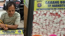 Pria Paruh Baya Diringkus di Palangka Raya, 1.600 Butir Diduga Narkoba Disita