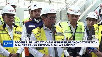 Progres LRT Jakarta Capai 95 %, Pramono Targetkan Bisa Diresmikan Presiden di Bulan Agustus