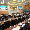 Rapat kerja Kementerian Perindustrian dengan Komisi VII DPR RI di Komplek Parlemen, Jakarta, Selasa (14/7/2026). (CNBC Indonesia/Ferry Sandi)