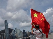 Ilustrasi bendera China. (REUTERS/Tyrone Siu)