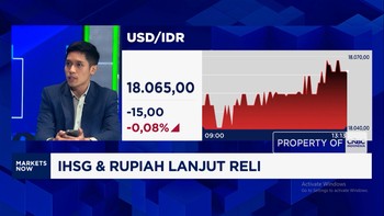Inflasi AS Melandai, Rupiah - IHSG Bisa Melanjutkan Penguatan?