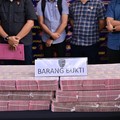 Kasus dugaan tindak pidana pembobolan sistem PT Bank Pembangunan Daerah Jambi (Bank Jambi) yang mengakibatkan kerugian mencapai Rp144,82 miliar. (Dok. Polda Jambi)