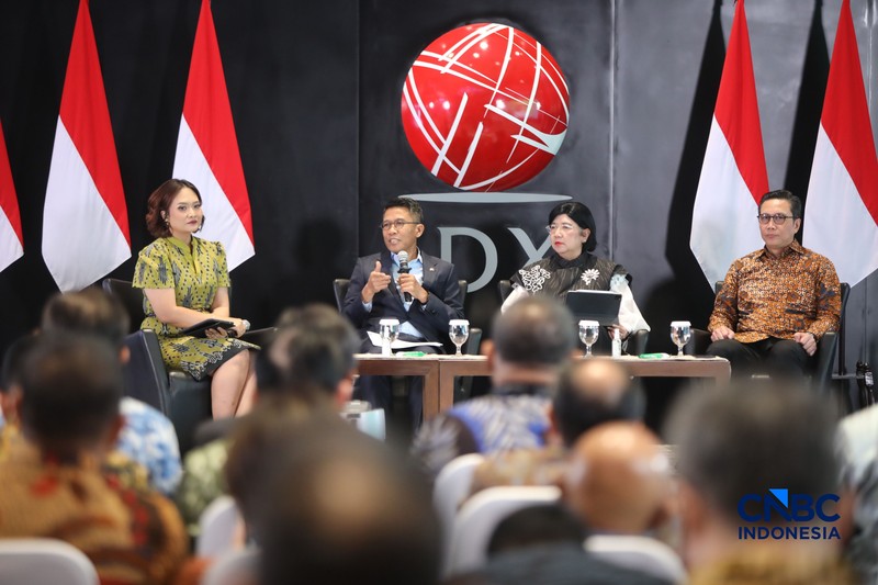 Suasana acara Invesment Forum 2026 di Bursa Efek Indonesia (BEI), Jakarta, Rabu (15/7/2026). (CNBC Indonesia/Faisal Rahman)