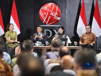 Ketua Komisi XI DPR RI, Mukhamad Misbakhun saat menyampaikan pemaparan dalam Investment Forum 2026 di Bursa Efek Indonesia (BEI), Jakarta, Rabu (15/7/2026). (CNBC Indonesia/Faisal Rahman)