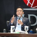 Ketua Komisi XI DPR RI, Mukhamad Misbakhun saat menyampaikan pemaparan dalam Investment Forum 2026 di Bursa Efek Indonesia (BEI), Jakarta, Rabu (15/7/2026). (CNBC Indonesia/Faisal Rahman)