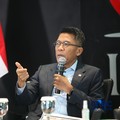 Ketua Komisi XI DPR RI, Mukhamad Misbakhun saat menyampaikan pemaparan dalam Investment Forum 2026 di Bursa Efek Indonesia (BEI), Jakarta, Rabu (15/7/2026). (CNBC Indonesia/Faisal Rahman)