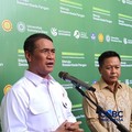 Menteri Pertanian (Mentan) Amran Sulaiman saat ditemui usai memberikan kuliah umum di Universitas Sumatra Utara (USU), Medan, Rabu (15/7/2026). (CNBC Indonesia/Martyasari Rizky)