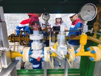 PT PGN area Semarang suplai gas ke pabrik sepeda baru milik PT Roda Pasifik Mandiri, di Semarang, Jawa Tengah. (Dok. PT PGN Tbk (PGAS)
