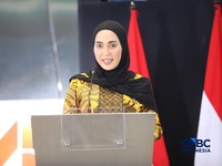 Wakil Ketua DPR RI, Sari Yuliati saat menyampaikan pemaparan dalam Investment Forum 2026 di Bursa Efek Indonesia (BEI), Jakarta, Rabu (15/7/2026). (CNBC Indonesia/Faisal Rahman)