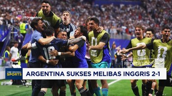 Argentina Sukses Melibas Inggris 2-1