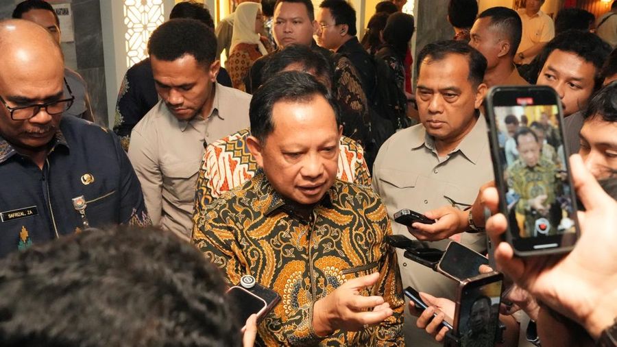 Menteri Dalam Negeri (Mendagri) Muhammad Tito Karnavian saat di Kompleks DPR (Dok Kementerian Dalam Negeri)