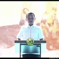 Menteri ESDM, Bahlil Lahadalia Saat menyampaikan laporan jelang Groundbreaking Proyek Strategis Nasional Liquefied Natural Gas (LNG) Abadi Masela, Maluku, Kamis (16/7/2026). (Tangkapan Layar Youtube/Sekretariat Presiden)