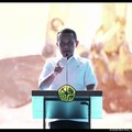 Menteri ESDM, Bahlil Lahadalia Saat menyampaikan laporan jelang Groundbreaking Proyek Strategis Nasional Liquefied Natural Gas (LNG) Abadi Masela, Maluku, Kamis (16/7/2026). (Tangkapan Layar Youtube/Sekretariat Presiden)